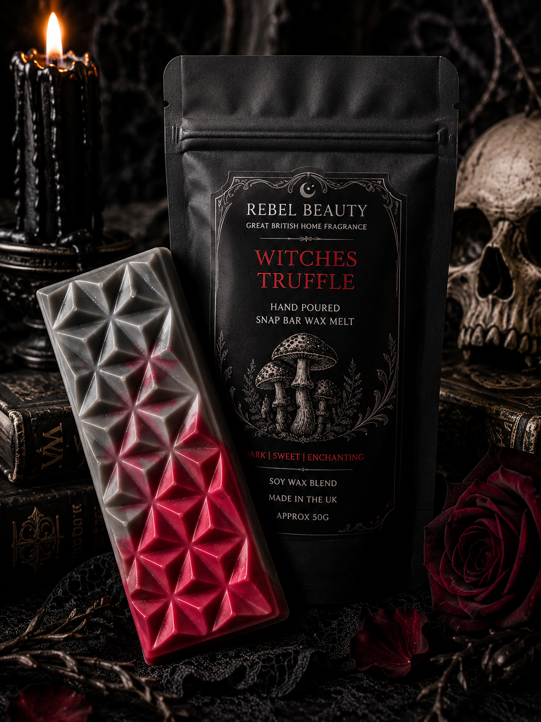 Witches Truffle snap bar.